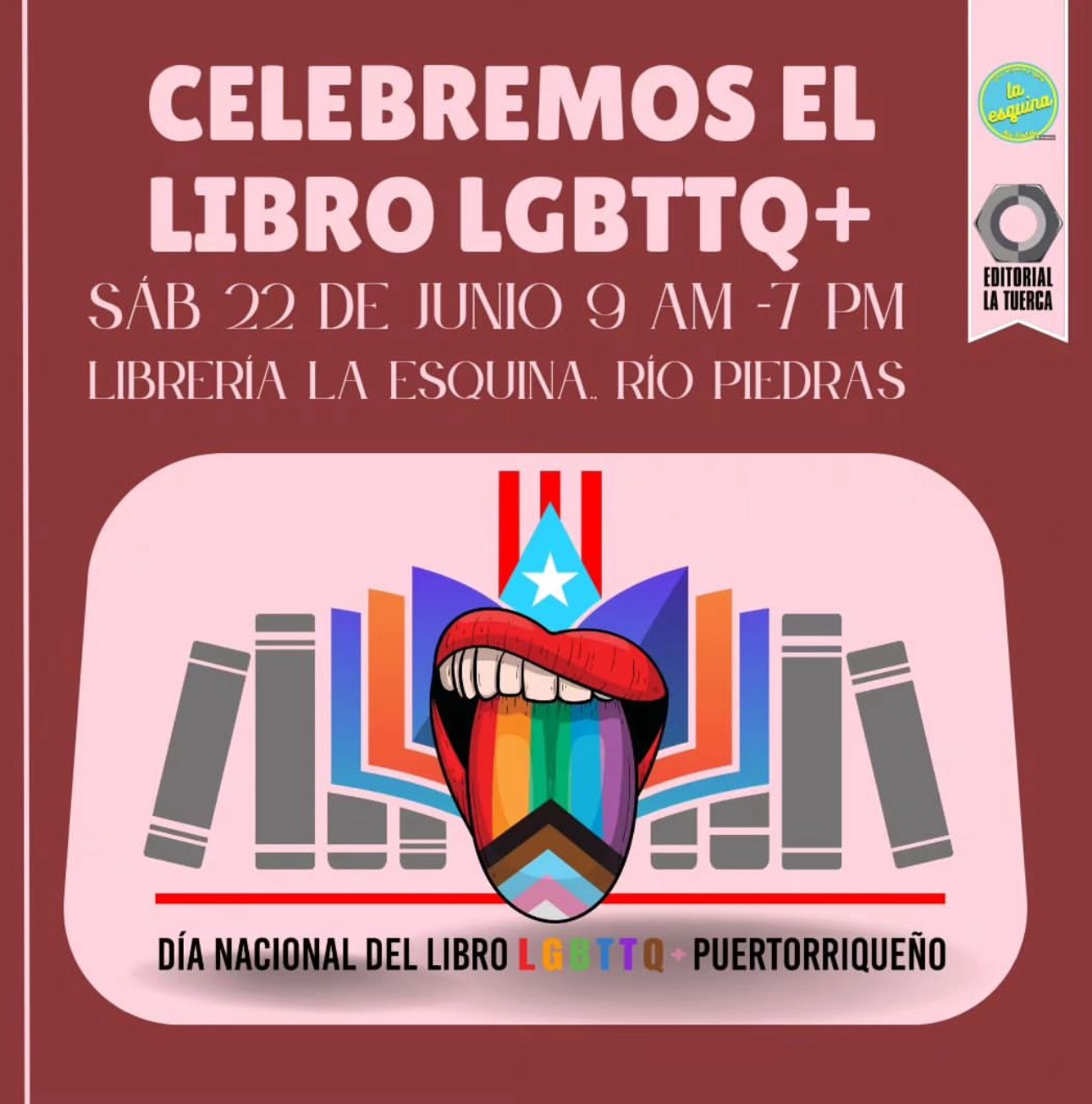 Vuelve el Día Nacional del Libro LGBTTQ+ Puertorriqueño